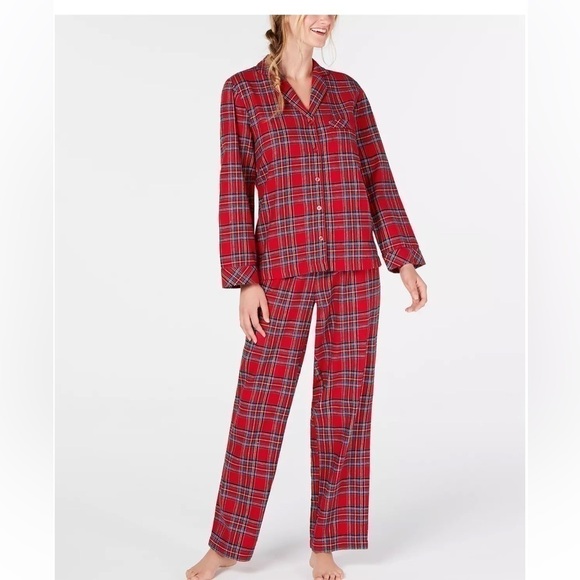 FAMILY PAJAMAS Matching Women's Brinkley Plaid Family Pajama Set - Picture 1 of 13